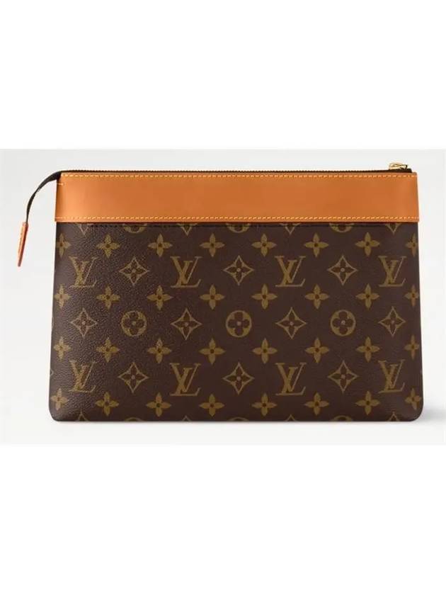 Pochette Voyage Souple Clutch Bag Brown - LOUIS VUITTON - BALAAN 5