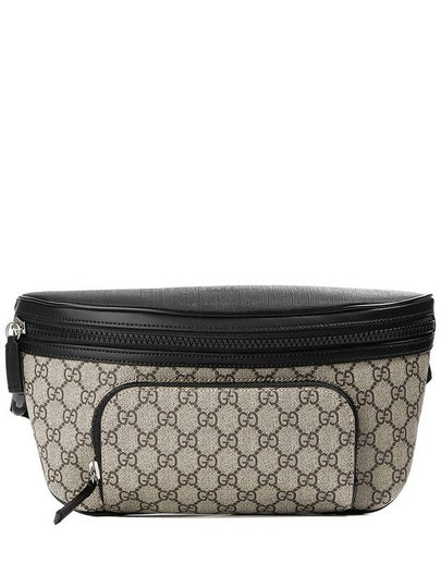 GG Supreme Belt Bag Black Beige - GUCCI - BALAAN 2