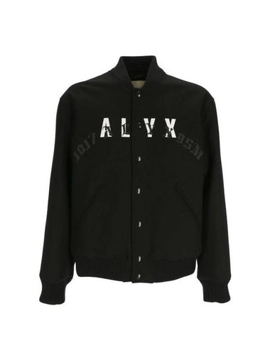 Casual Logo Bomber Jacket Black - 1017 ALYX 9SM - BALAAN 1