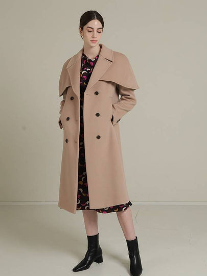 Premium Cashmere Double Coat Mocha Mud - RS9SEOUL - BALAAN 2