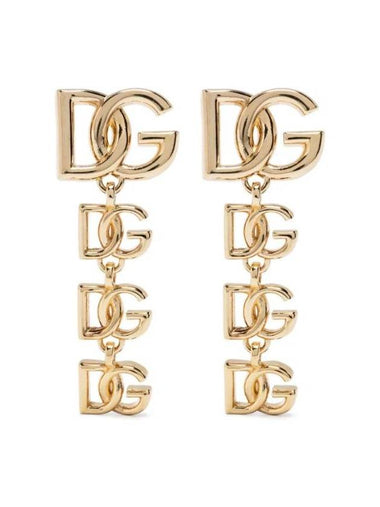 DG logo drop earrings WEP6L8W1111 - DOLCE&GABBANA - BALAAN 1