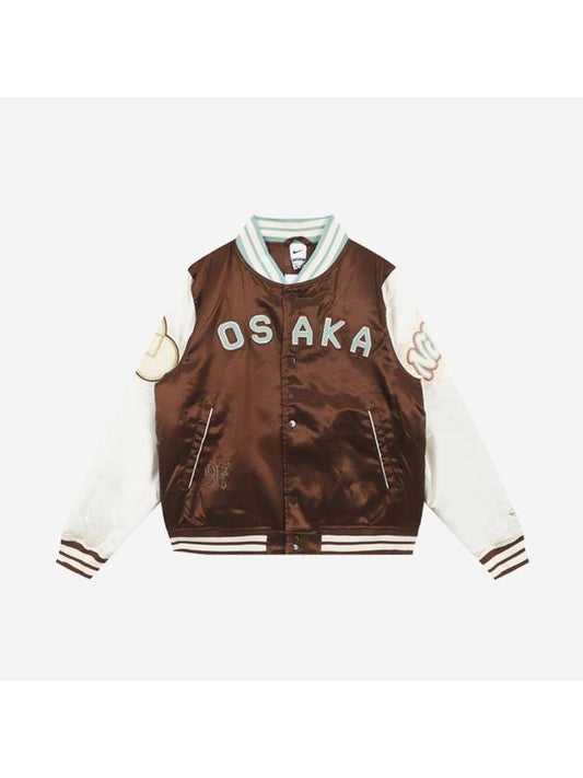 Naomi Osaka Varsity Padded Jacket Kakao Wow - NIKE - BALAAN 1