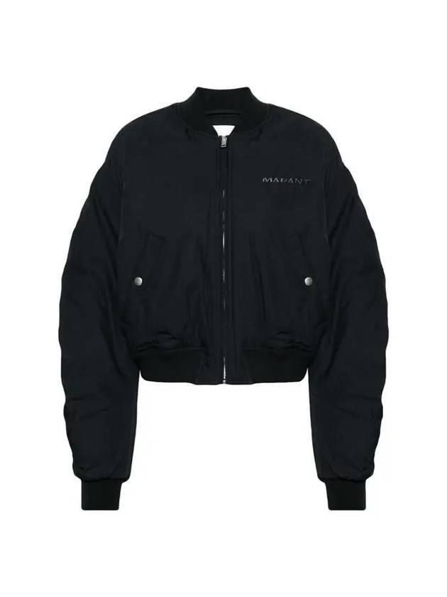 Bessime Bomber Jacket Faded Black - ISABEL MARANT - BALAAN 1