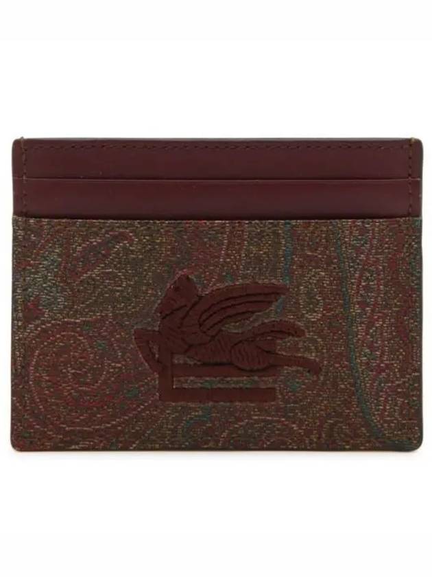 Tesuto Paisley Card Wallet Brown - ETRO - BALAAN 2