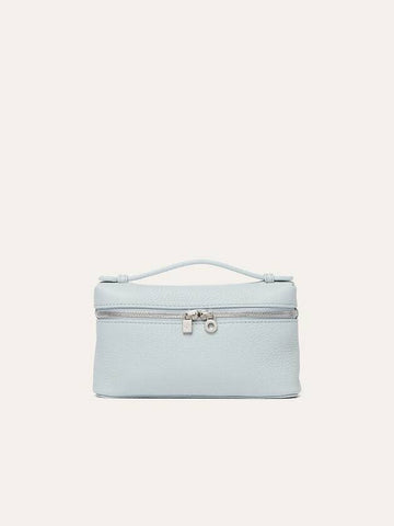 Extra Pocket Mini Calfskin Pouch Bag Mint Breeze - LORO PIANA - BALAAN 1