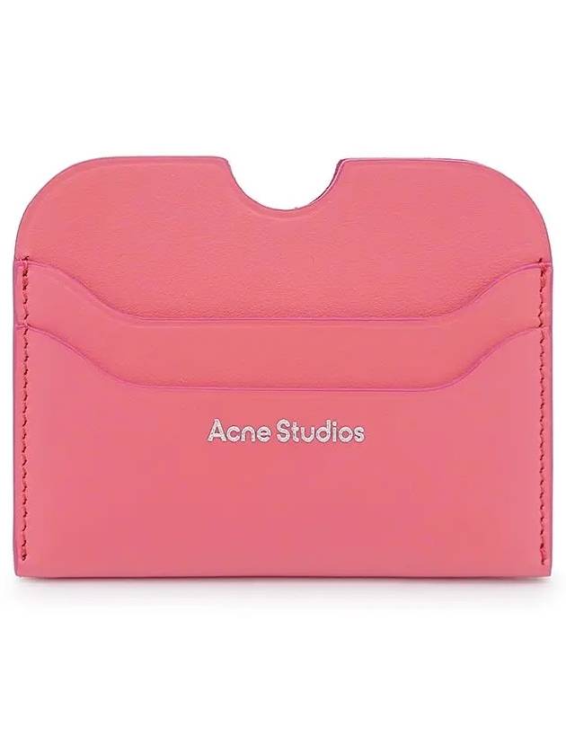 Elmas Large S Card Wallet Pink - ACNE STUDIOS - BALAAN 3