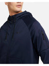 Full Zip-Up Fitness Hooded Jacket Navy - NIKE - BALAAN 5