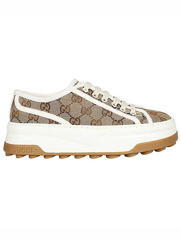 Original GG Canvas Low Top Sneakers Beige - GUCCI - BALAAN 1