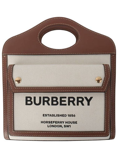 8031746 Mini two tone pocket bag department store invoice 33963Y - BURBERRY - BALAAN 1