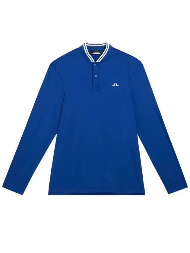 Men's Tyson Long Sleeve Regular Fit Polo Shirt  Sodalite Blue - J.LINDEBERG - BALAAN 2