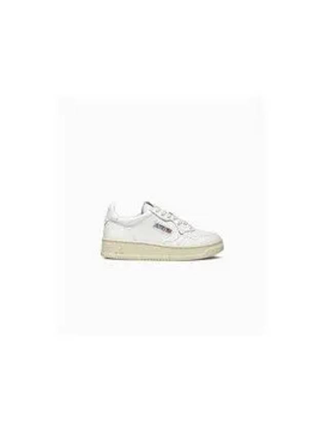 Medalist Leather Low Top Sneakers White - AUTRY - BALAAN 7