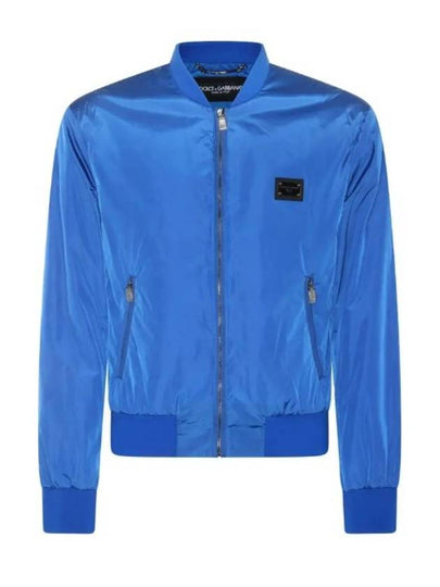 Medal Plaque Bomber Jacket Blue - DOLCE&GABBANA - BALAAN 2