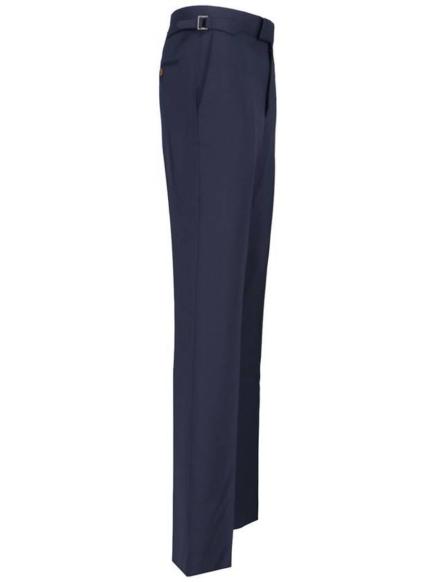 Men's Cotton Straight Pants Navy - VIVIENNE WESTWOOD - BALAAN 4