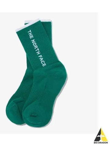 The North Face NY4MP03L White Label TNF Logo Socks - THE NORTH FACE - BALAAN 1