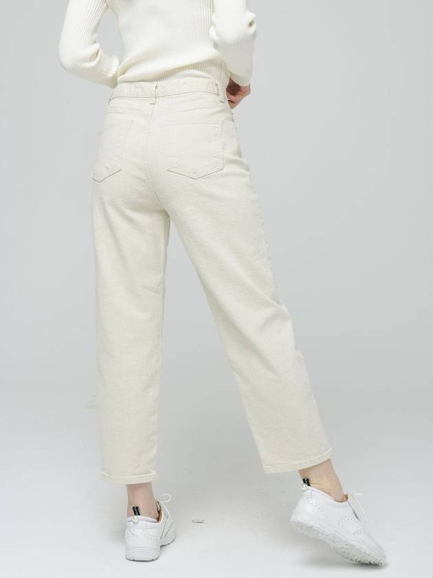 Doyou Know MC Women s Cotton Span Boy Fit Ivory Pants DO62422PT42 1 - DOYOUKNOWMC GOLF WEAR - BALAAN 5