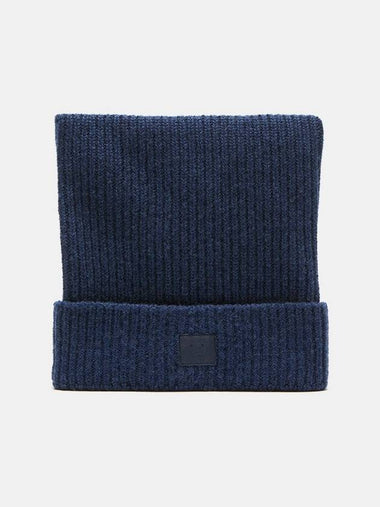 Face Logo Square Beanie - ACNE STUDIOS - BALAAN 1