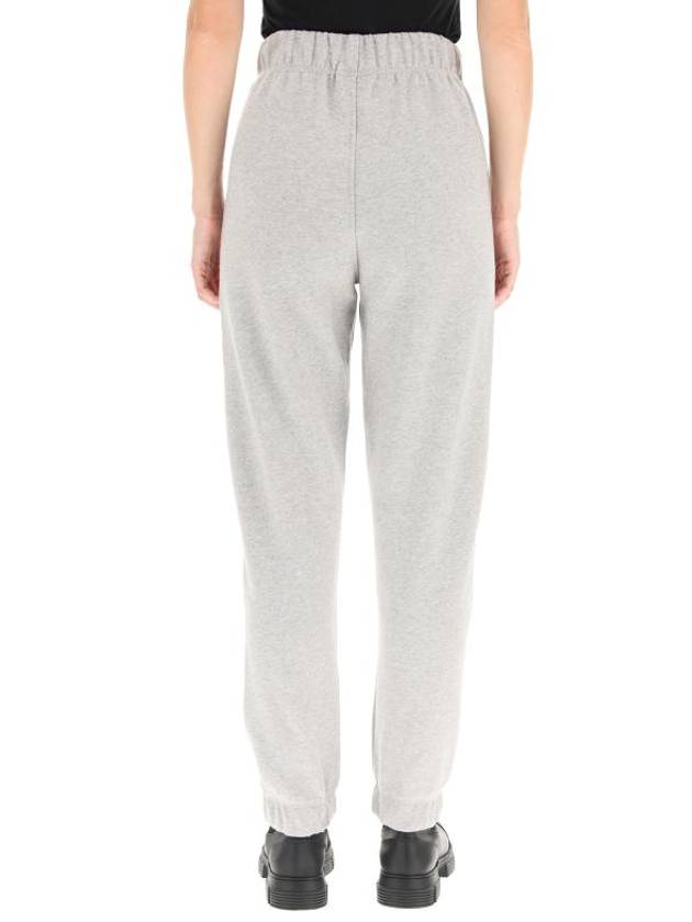 Side Logo Cotton JoGGer Track Pants Grey - GANNI - BALAAN 4