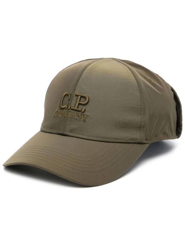 Chrome R Goggle Ball Cap Khaki - CP COMPANY - BALAAN 1