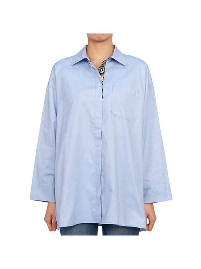 Sylvie Long Sleeve Shirt Blue - MAX MARA - BALAAN 2