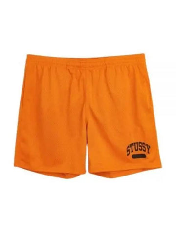 112291 ORANGE arch mesh shorts - STUSSY - BALAAN 1