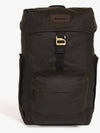 Essential Wax Backpack Olive - BARBOUR - BALAAN 5