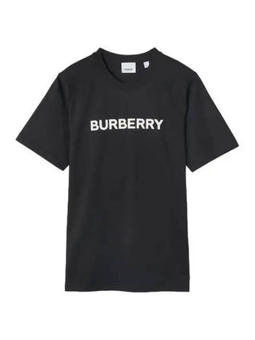 Logo short sleeve t shirt black - BURBERRY - BALAAN 1