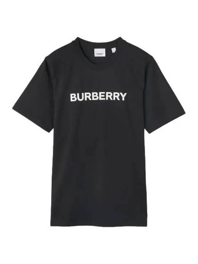 Logo short sleeve t shirt black - BURBERRY - BALAAN 1