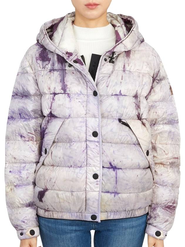 Women's Rives Short Padded Jacket Lilac - MONCLER - BALAAN 3