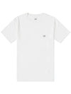 Logo Print Short Sleeve T-Shirt White - CP COMPANY - BALAAN 2