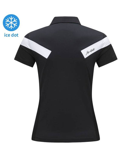 Official WOMEN ICE DOTS INCISION POINT SHORT T SHIRT BK - ANEWGOLF - BALAAN 2