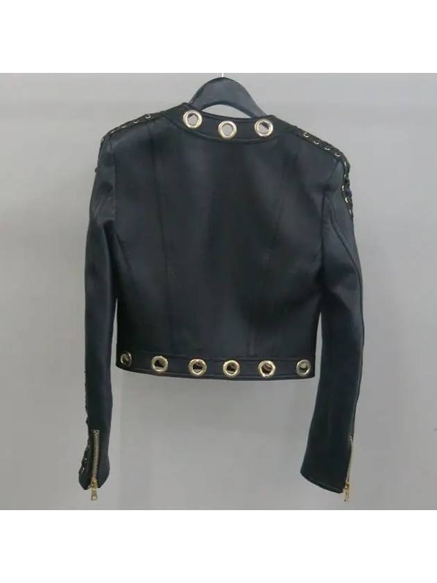 Smith Market BM673Z0095 leather jacket women s clothing - BALMAIN - BALAAN 3