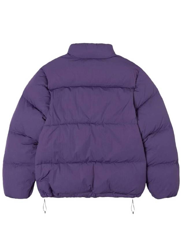 logo padded jacket 115711 PURPLE - STUSSY - BALAAN 4