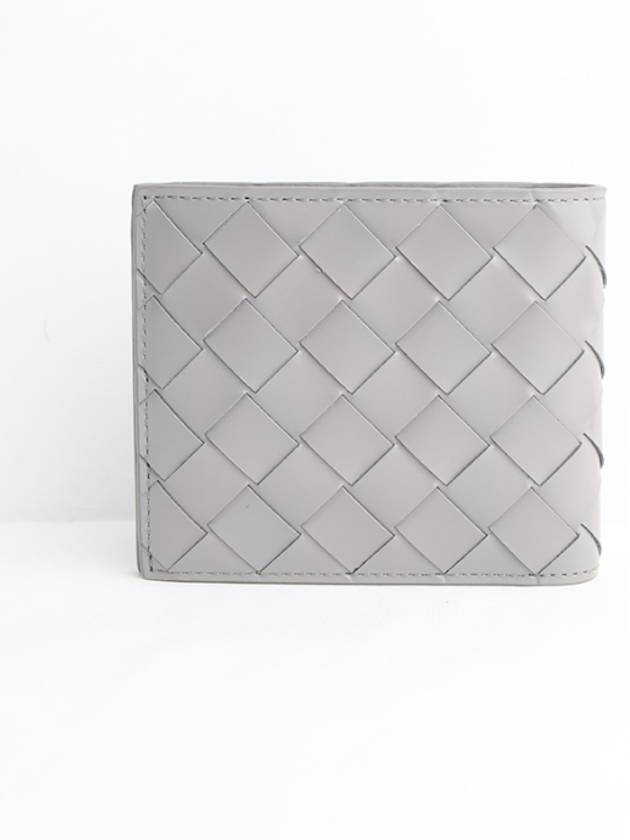 Intrecciato Half Wallet Grey - BOTTEGA VENETA - BALAAN 3