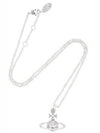 Mayfair Bas Relief Pendant Necklace Silver Violet - VIVIENNE WESTWOOD - BALAAN 3