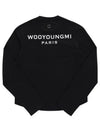 Women s Long Sleeve Back Logo T Shirt Black 201369 - WOOYOUNGMI - BALAAN 3