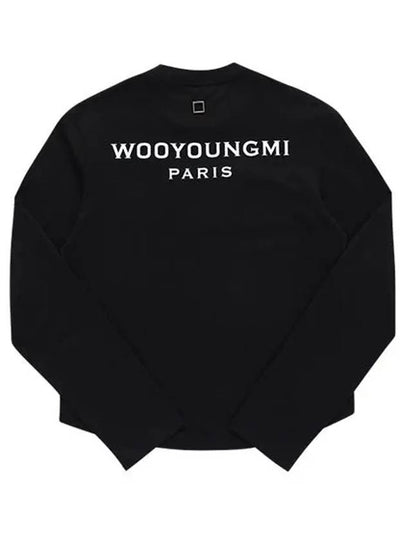 Back Logo Long Sleeve T-shirt Black - WOOYOUNGMI - BALAAN 2