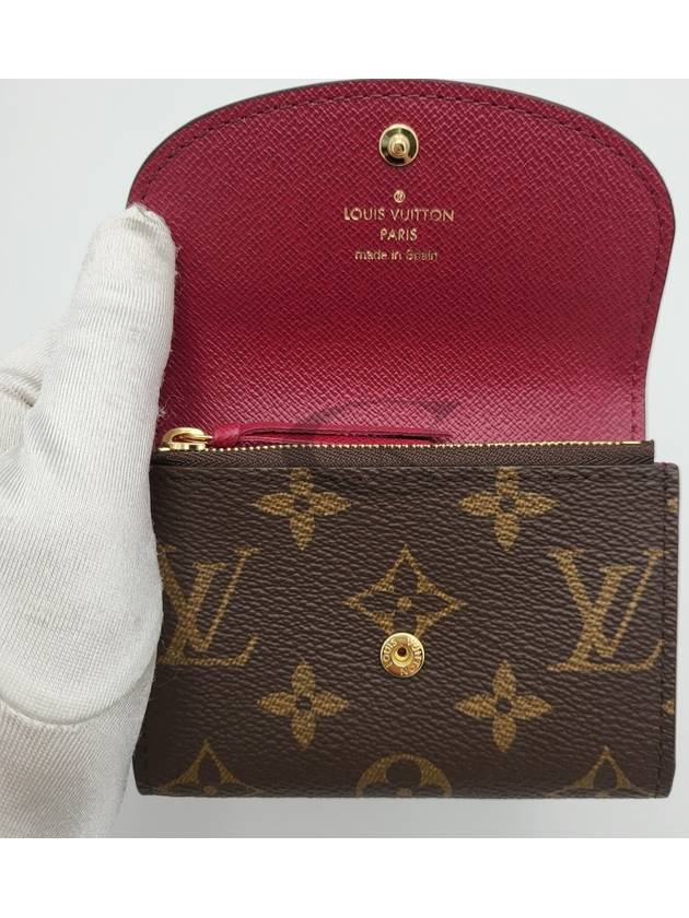 Rosalie Monogram Coin Wallet Fuchsia - LOUIS VUITTON - BALAAN 7