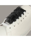 Women's Fur Low Top Sneakers White - JOSHUA SANDERS - BALAAN 9