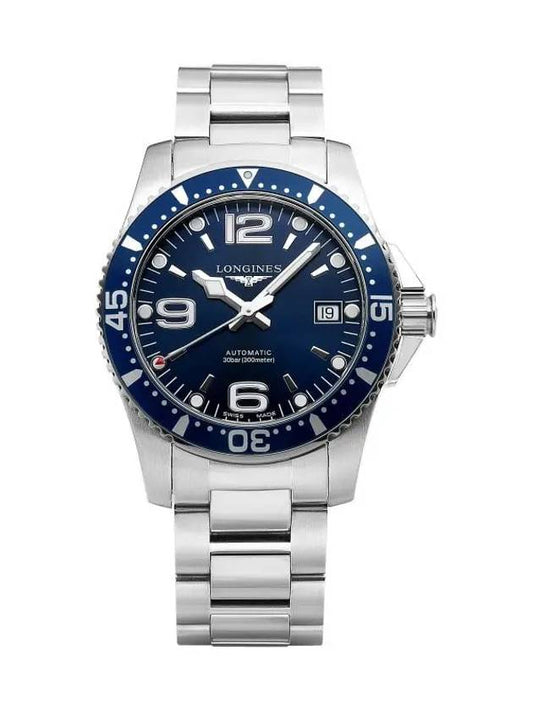Hydro Conquest Automatic 39mm Metal Watch Blue - LONGINES - BALAAN.