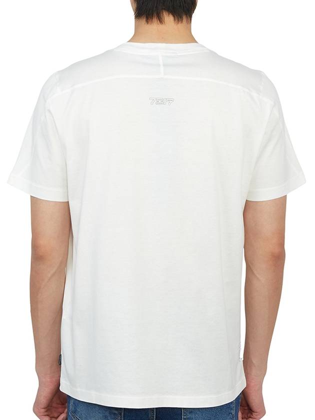 Shadow Project Logo Short Sleeve T-Shirt White - STONE ISLAND - BALAAN 5