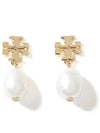 Kira Pearl Drop Earrings Gold - TORY BURCH - BALAAN 2