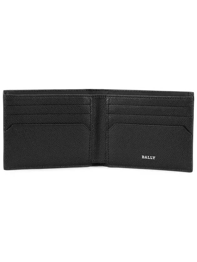 Men's Tevye Leather Half Wallet Black - BALLY - BALAAN 5