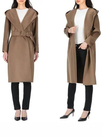 S Dream DREAM 2390161739600 003_TX Women's Coat Hooded Coat Long Coat 990341 - MAX MARA - BALAAN 1