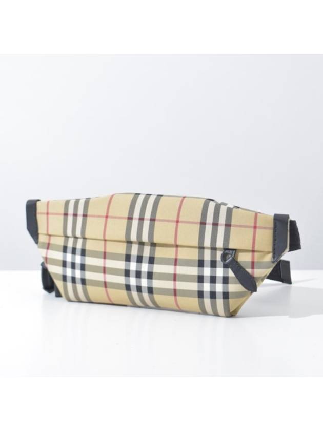 Vintage Check Motif Belt Bag Beige - BURBERRY - BALAAN 4