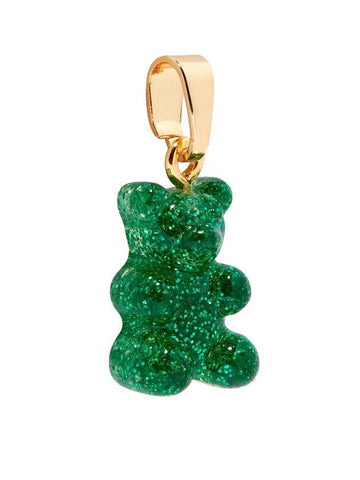 Glitter Nostalgia Bear Classic Connector Pendant Green Haze - CRYSTAL HAZE - BALAAN.