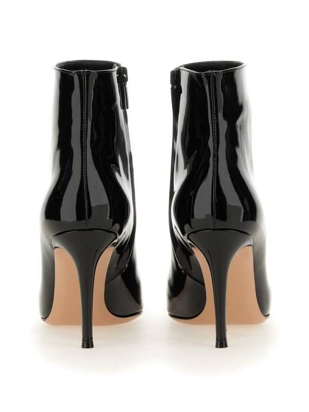 Gianvito Rossi Patent Leather Ankle Boot - GIANVITO ROSSI - BALAAN 3