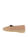 Women's Monogram Leather Espadrilles Pink - SAINT LAURENT - BALAAN 4