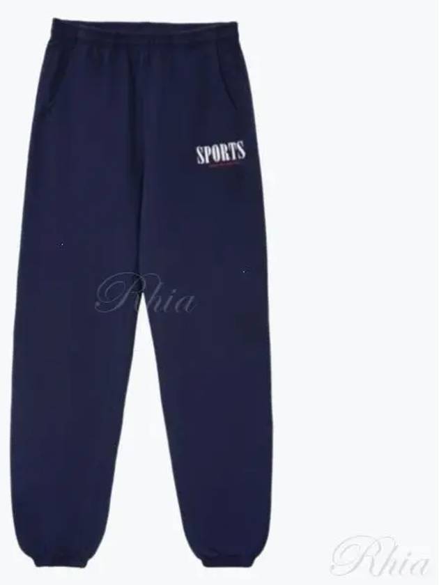 Sports sweatpants navy white SWAW238NA 31 - SPORTY & RICH - BALAAN 1