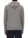 Zebra Patch Cotton Hoodie Grey - PAUL SMITH - BALAAN 2