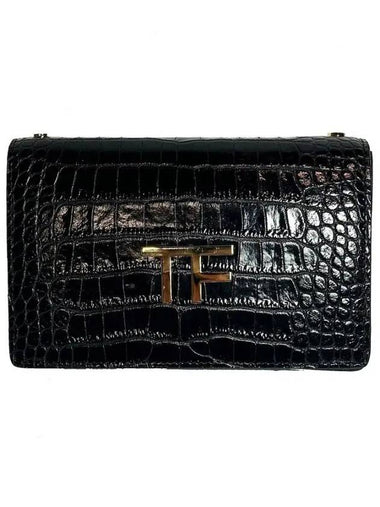 Crocker Cross Bag Black - TOM FORD - BALAAN 1